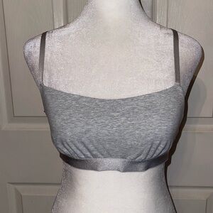 Aerie Gray Side Lace Bralette